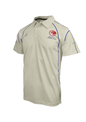 Waitakere Cricket Club Men's Polo Off White